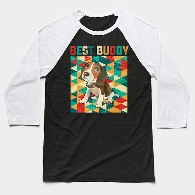 Best Buddy Beagles Baseball T-Shirt by danieldamssm